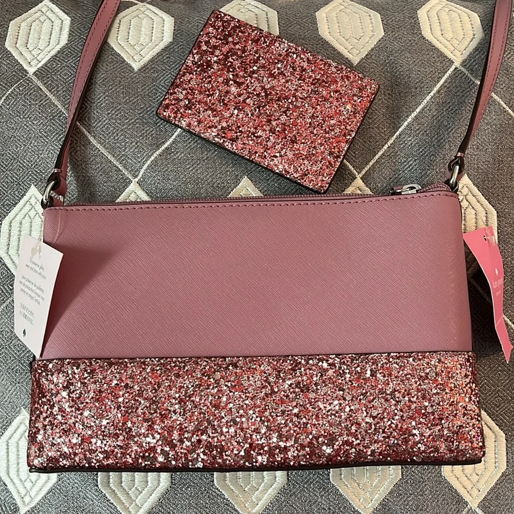 KATE SPADE Ramsy Saffiano Dusty Peon Crossbody - Picture 2 of 4